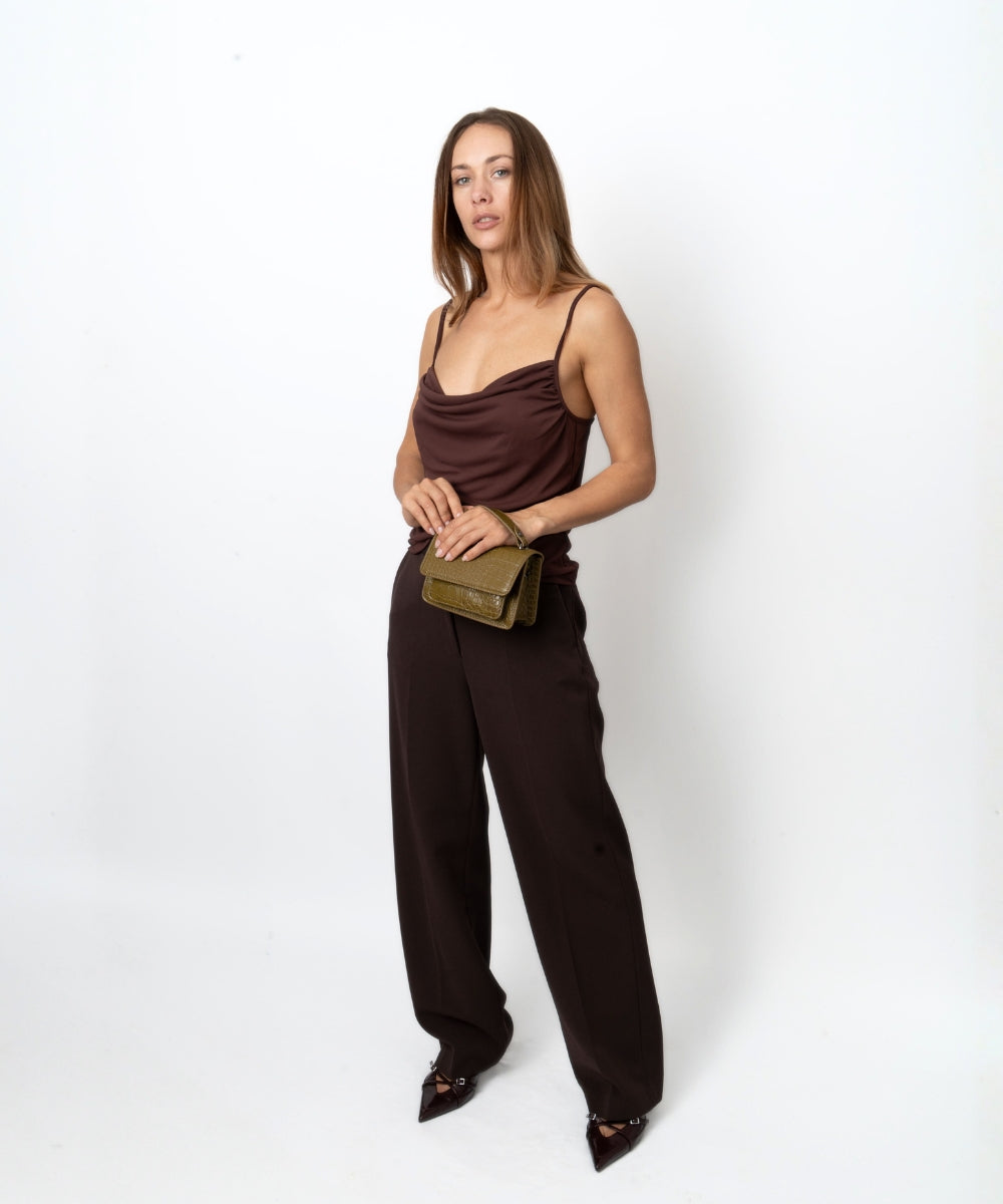HVISK RENEI TRACE Crossbody 487 Olive Green