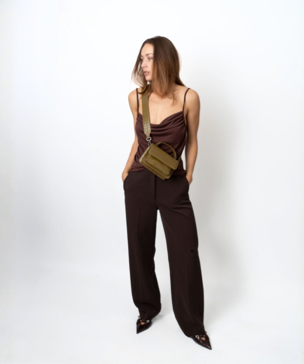 HVISK RENEI TRACE Crossbody 487 Olive Green