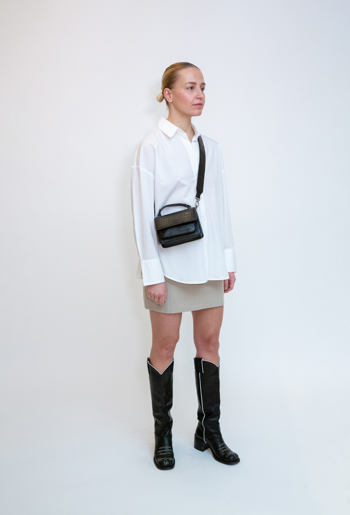 HVISK RENEI TRACE Crossbody 009 Black