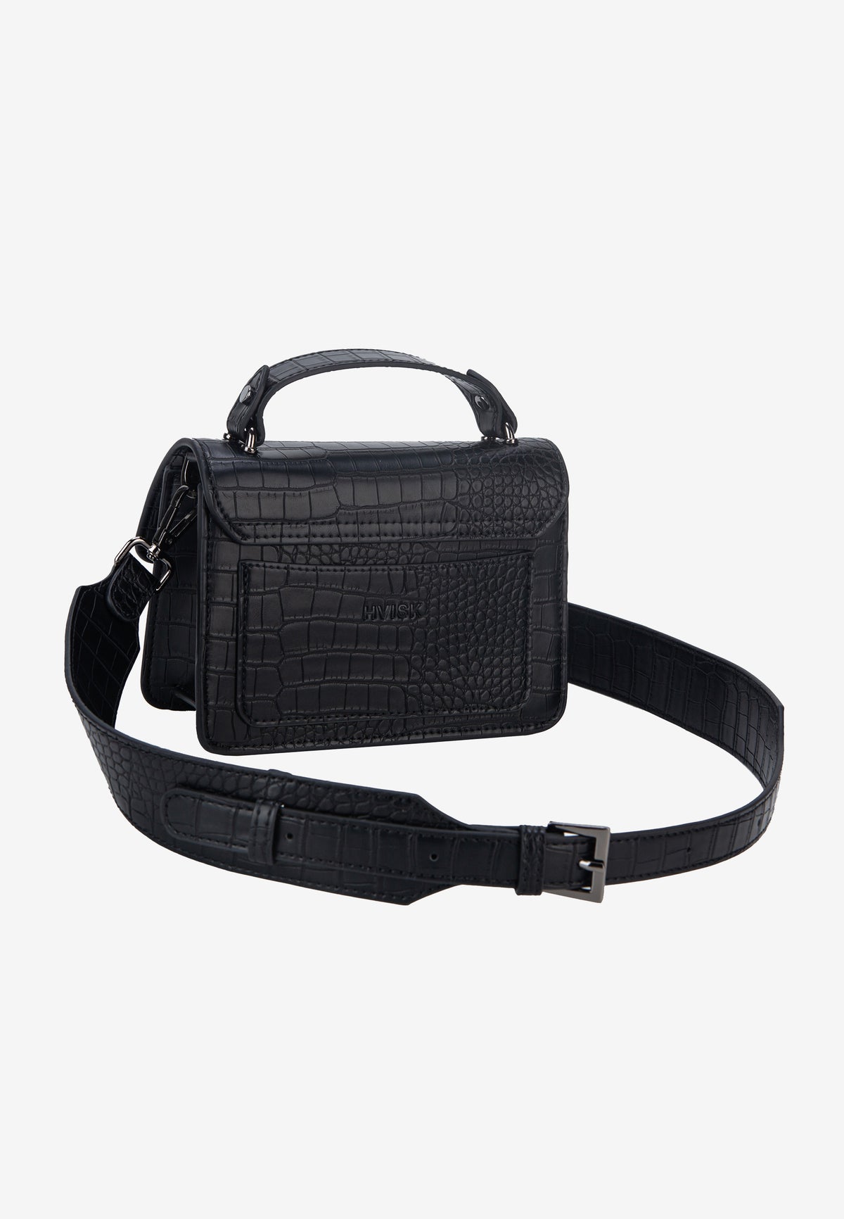 HVISK RENEI TRACE Top-Handle Bag 009 Black