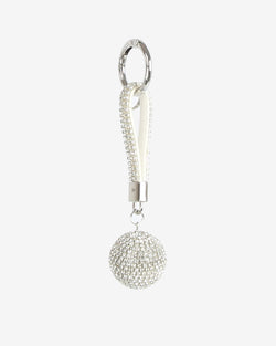 HVISK RHINESTONE DISCO BALL CHARM Charm 488 Clear Silver