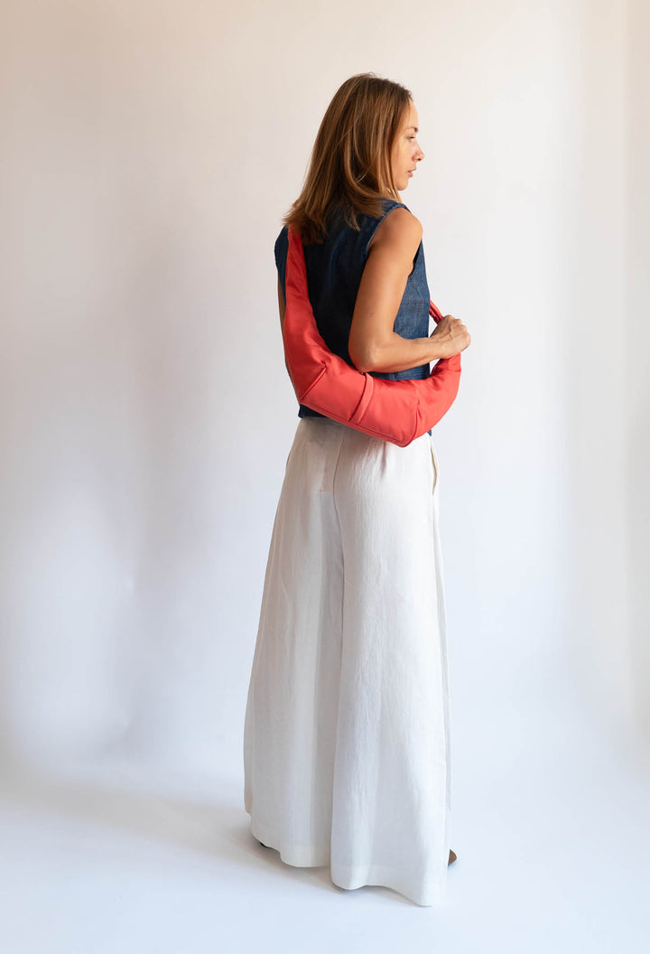 HVISK RUSH MATTE TWILL Tote Bag 465 Red Coral
