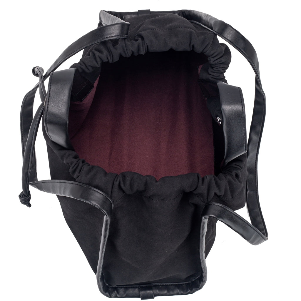 HVISK SAGE MEDIUM BRUSH STRUCTURE Handle Bag 009 Black