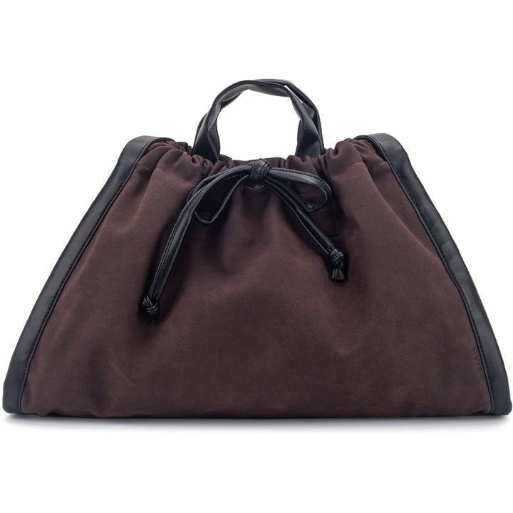 HVISK SAGE MEDIUM BRUSH STRUCTURE MIX Tote Bag 514 Umber Brown / Black