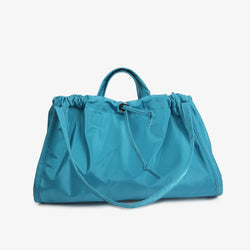 HVISK SAGE MEDIUM MATTE TWILL Handle Bag 476 Teal Blue