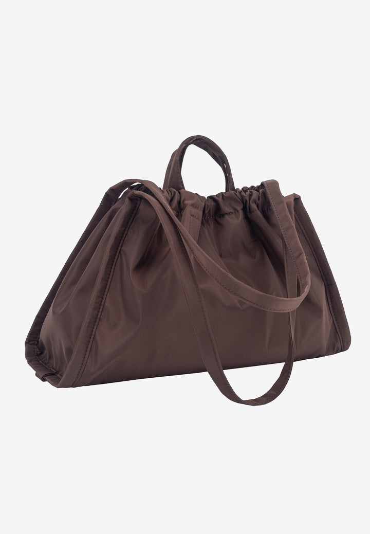 HVISK SAGE MEDIUM MATTE TWILL Handle Bag 485 Espresso