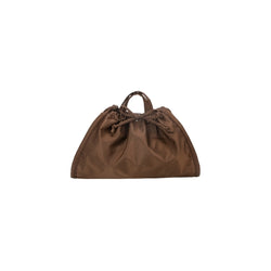 HVISK SAGE MEDIUM MATTE TWILL Handle Bag 303 Chocolate Brown