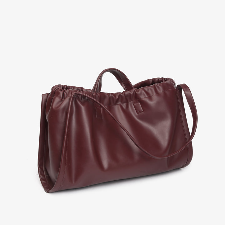 HVISK SAGE MEDIUM SOFT STRUCTURE Tote Bag 475 Midnight Plum