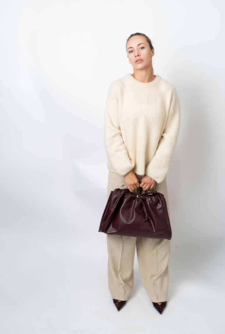 HVISK SAGE MEDIUM SOFT STRUCTURE Tote Bag 475 Midnight Plum