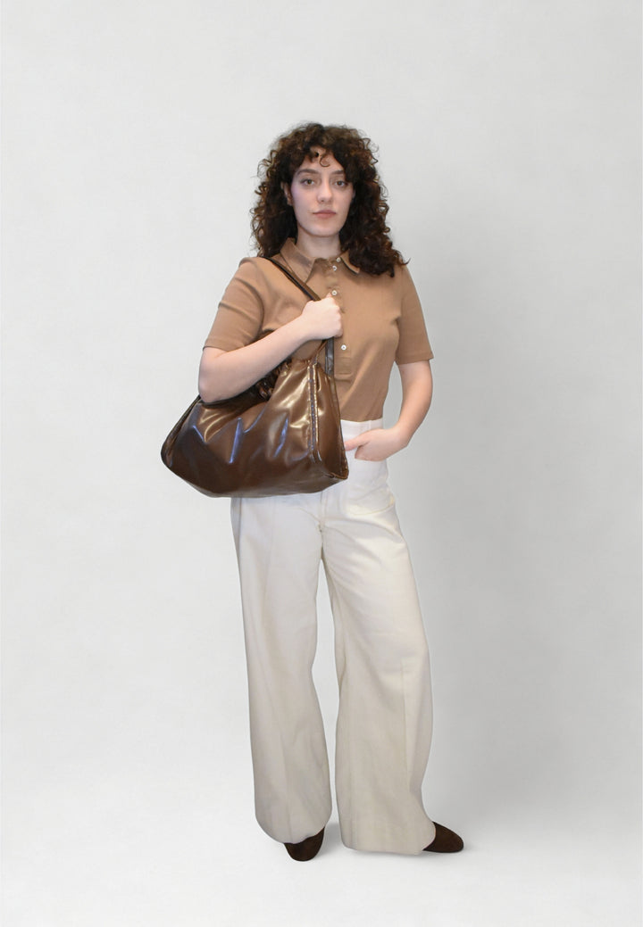 HVISK SAGE MEDIUM SOFT STRUCTURE Tote Bag 496 Cocoa