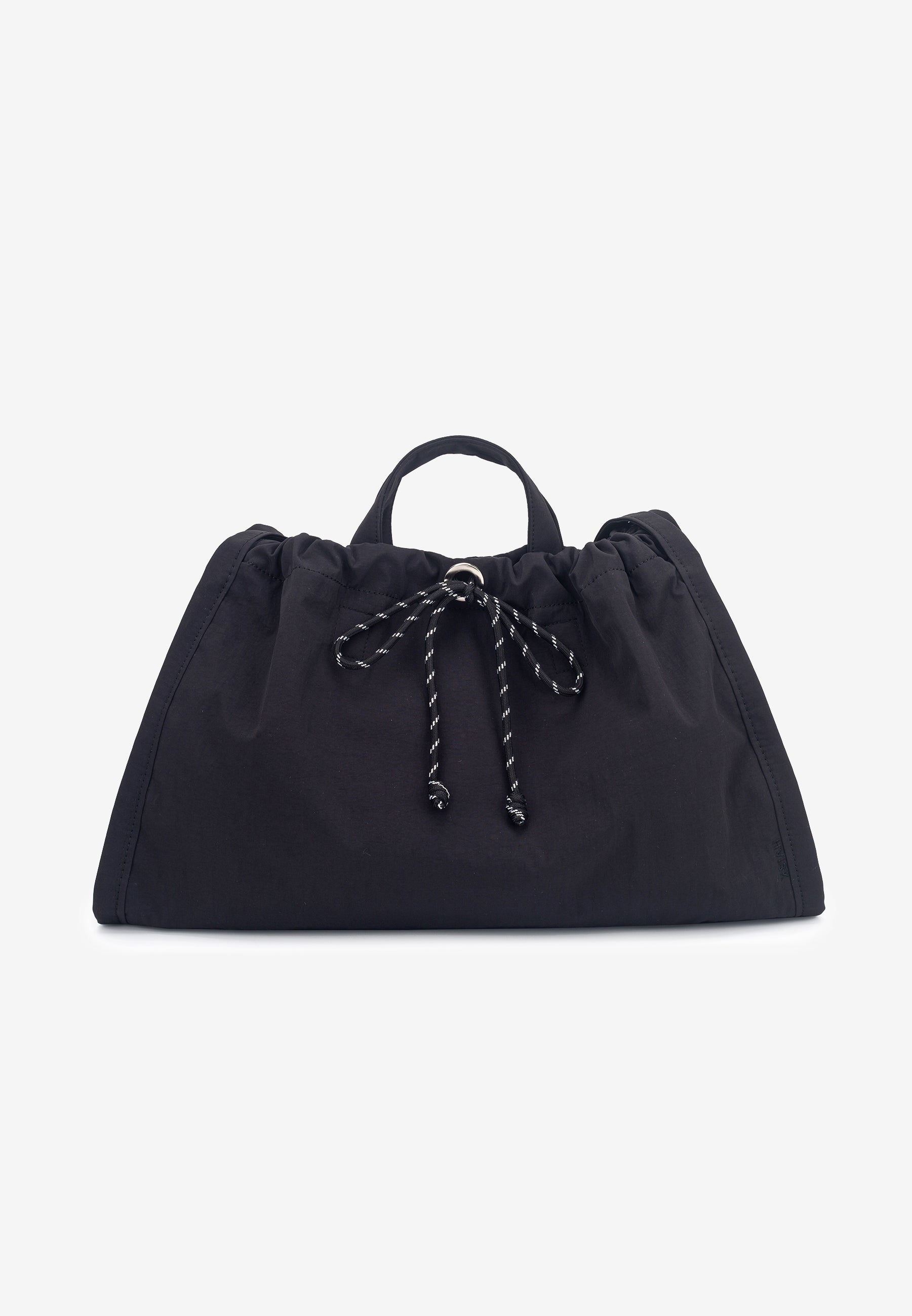 HVISK SAGE MEDIUM TEXTURED TWILL Handle Bag 009 Black