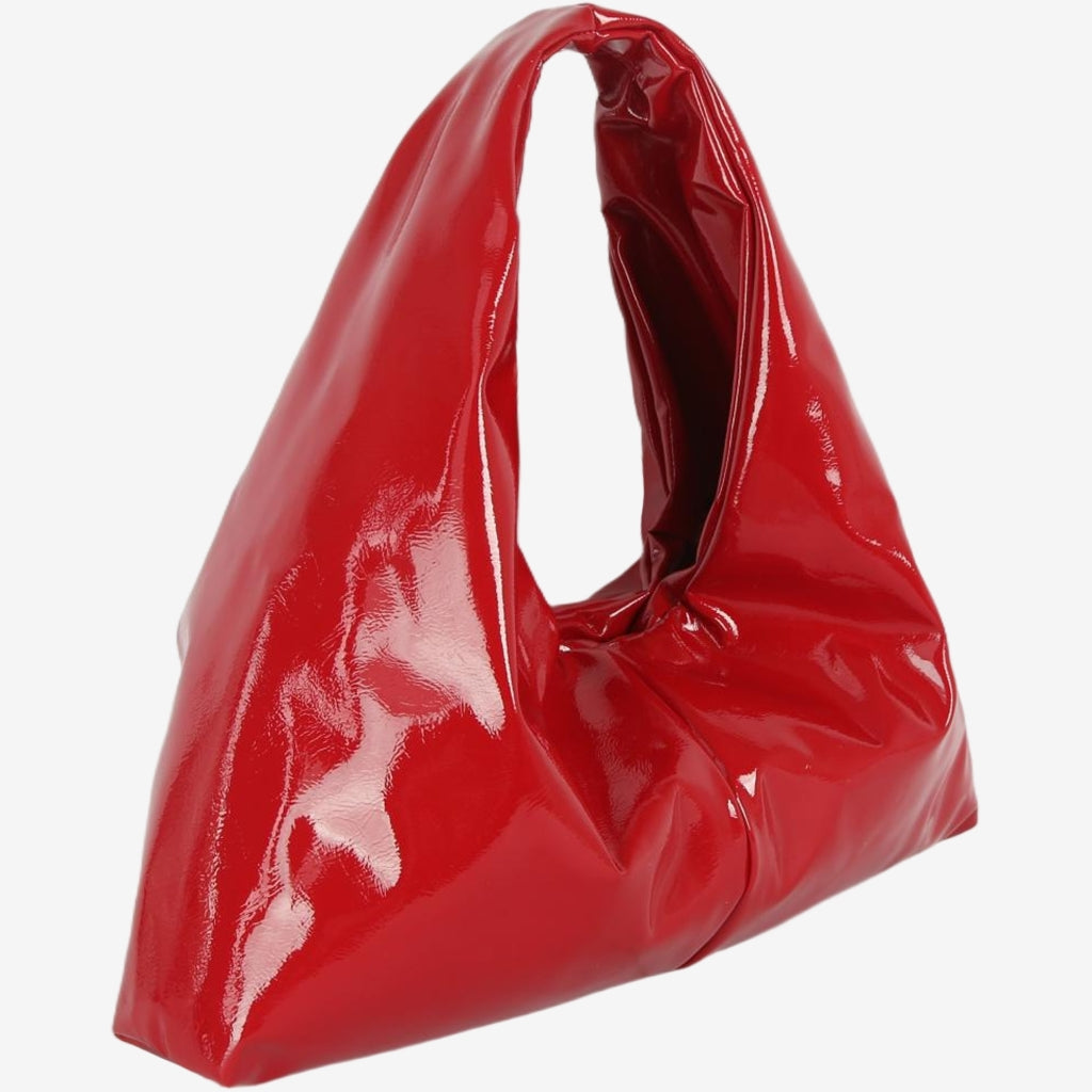 HVISK SARAH LACQUER Shoulder Bag 494 Scarlet