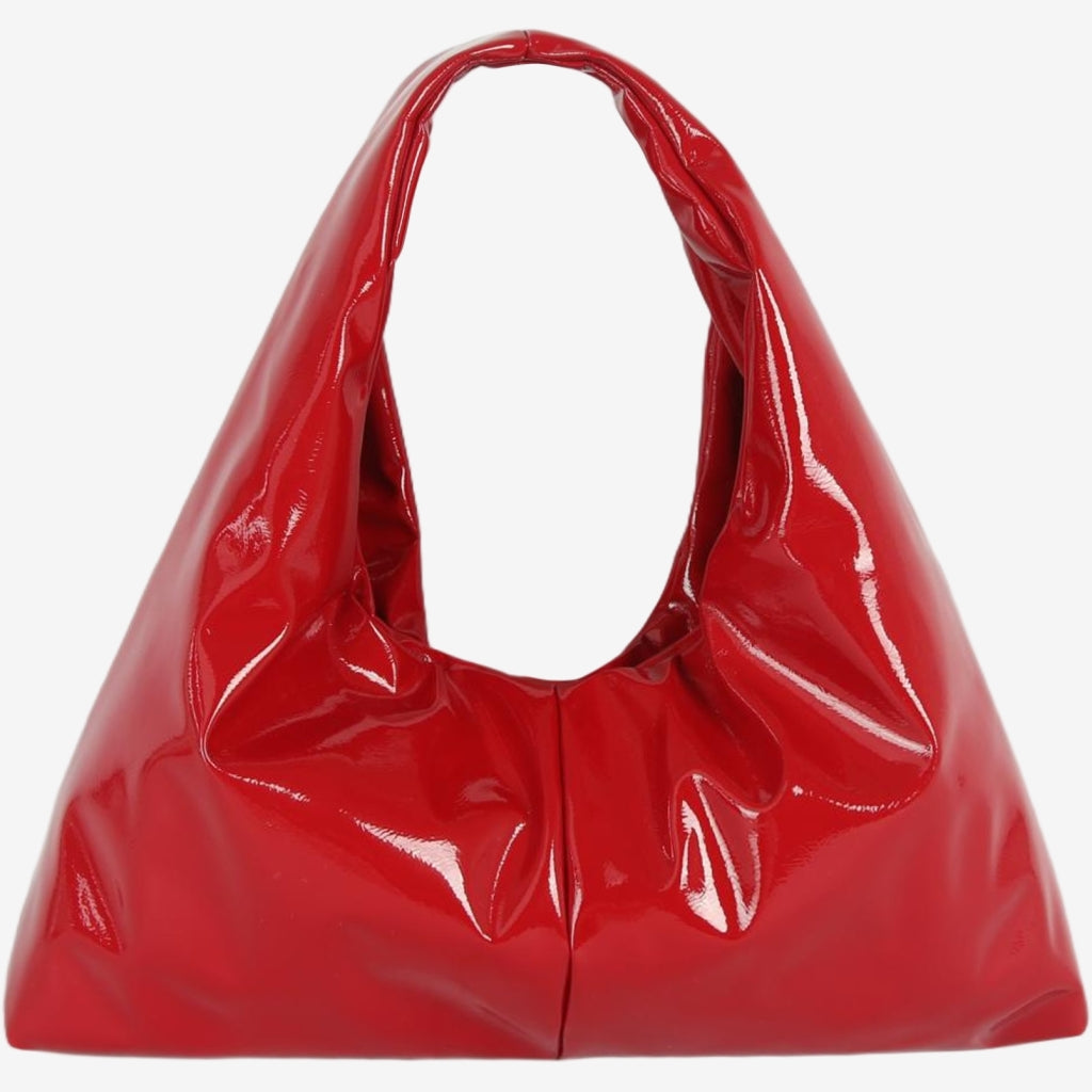 HVISK SARAH LACQUER Shoulder Bag 494 Scarlet