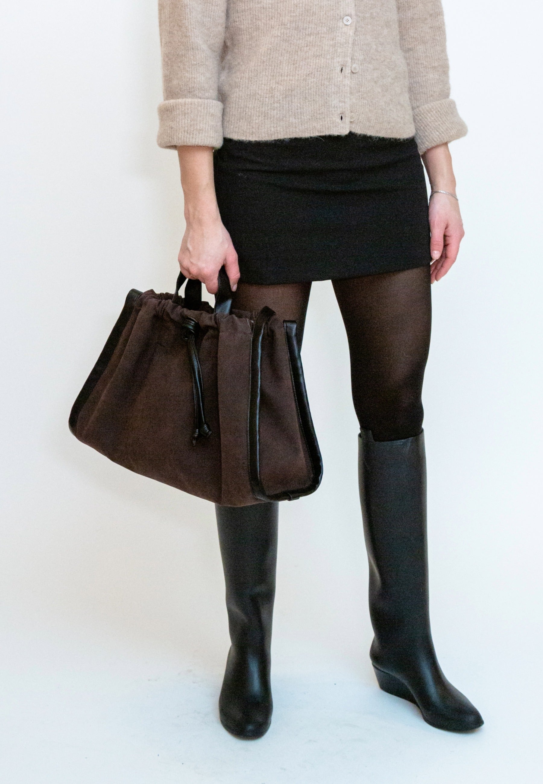 HVISK Sage Brush Mix Shopper 514 Umber Brown / Black