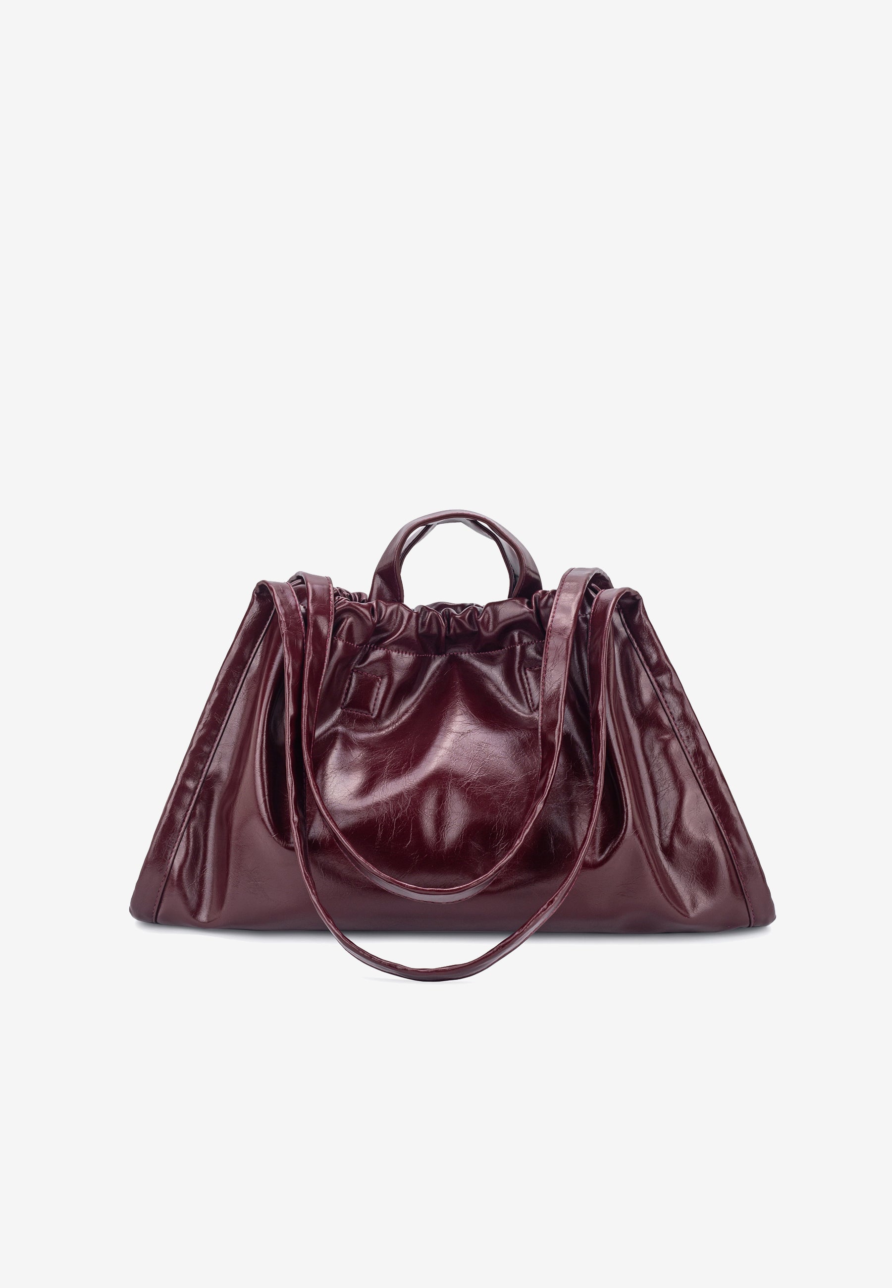 HVISK Sage Raw Shopper 508 Deep Burgundy