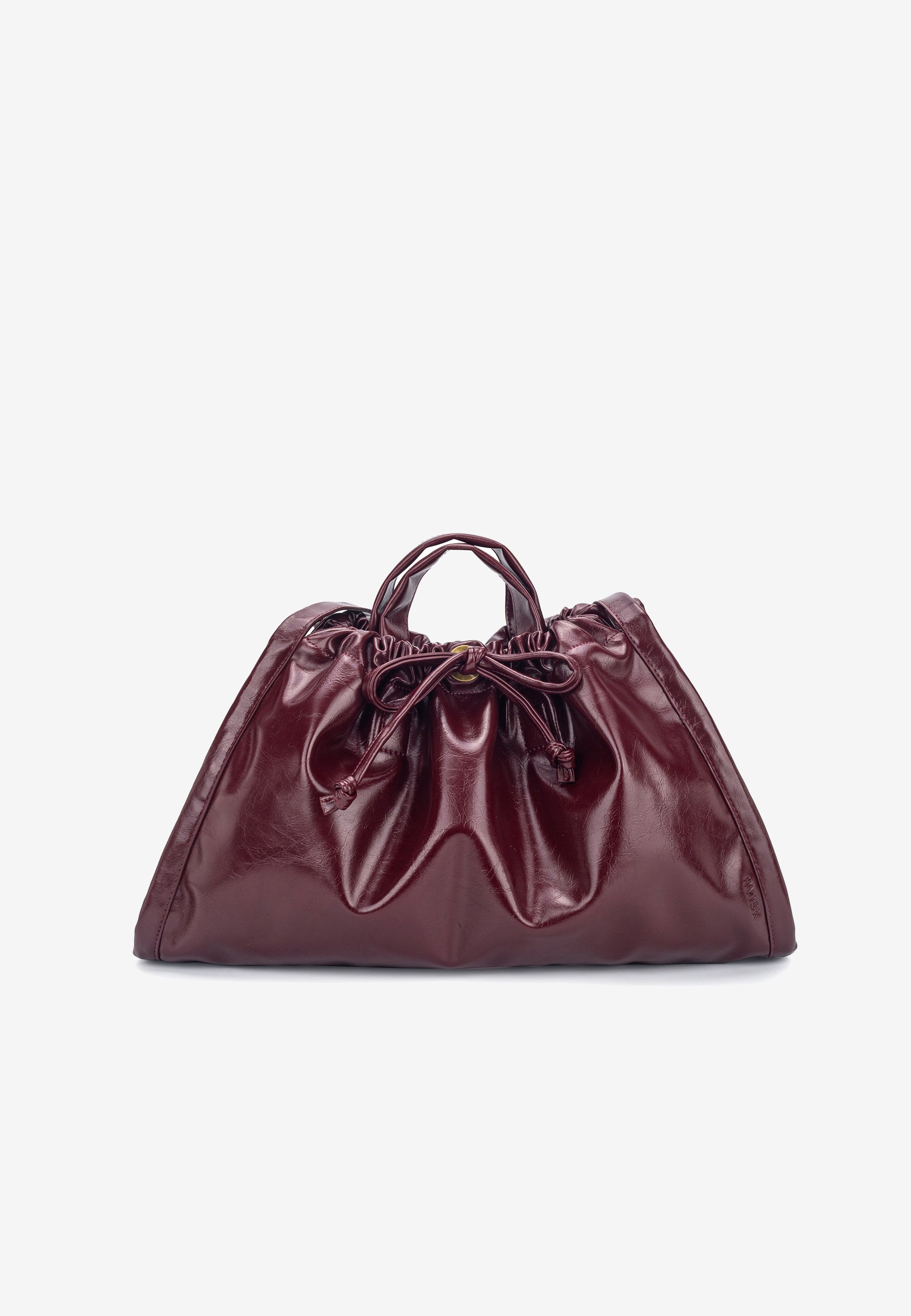 HVISK Sage Raw Shopper 508 Deep Burgundy