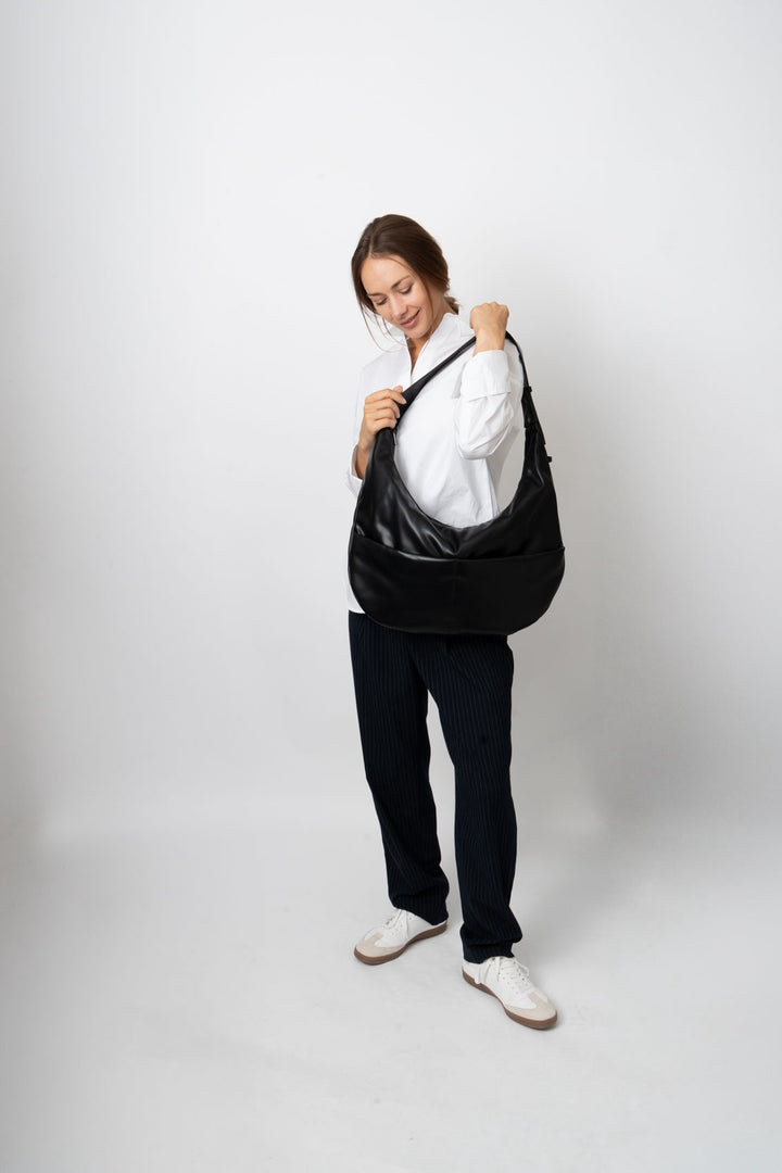 HVISK TERRA SOFT STRUCTURE Tote Bag 009 Black
