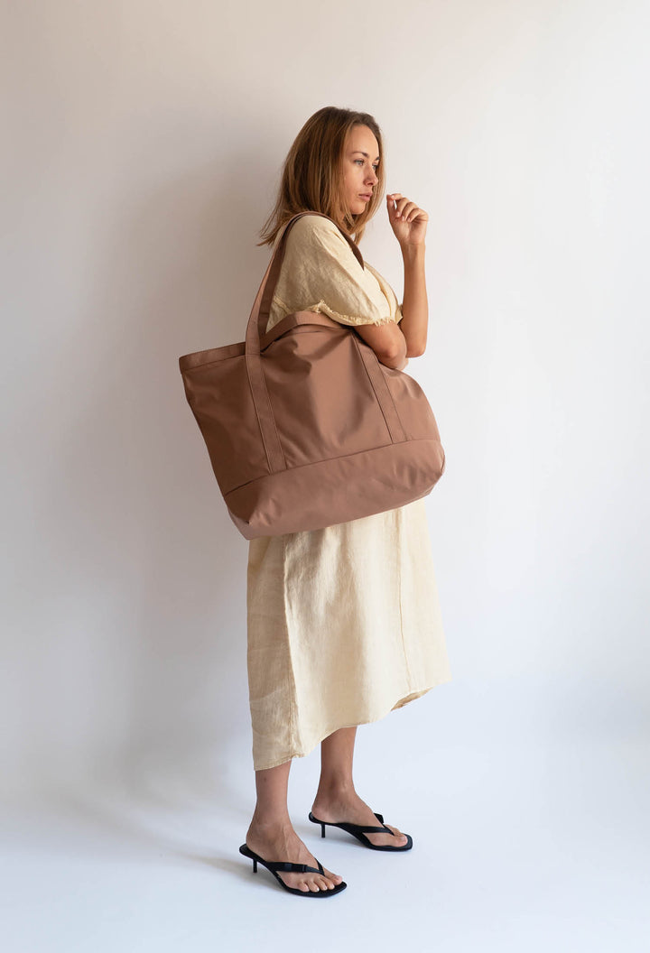 HVISK TOTE MATTE TWILL Shopper 468 Light Brown