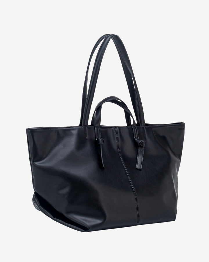 HVISK TOWNY SOFT STRUCTURE Tote Bag 009 Black