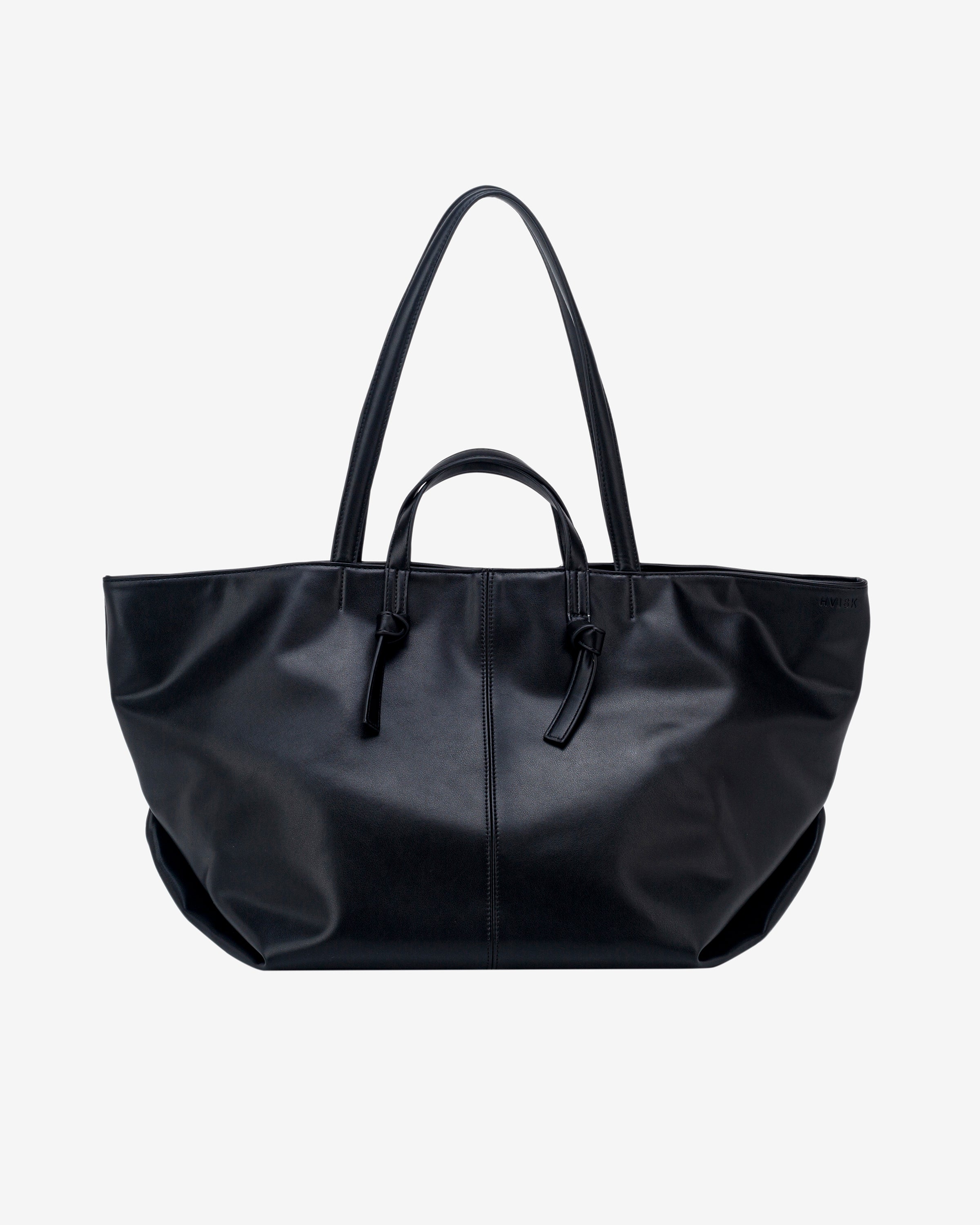 HVISK TOWNY SOFT STRUCTURE Tote Bag 009 Black