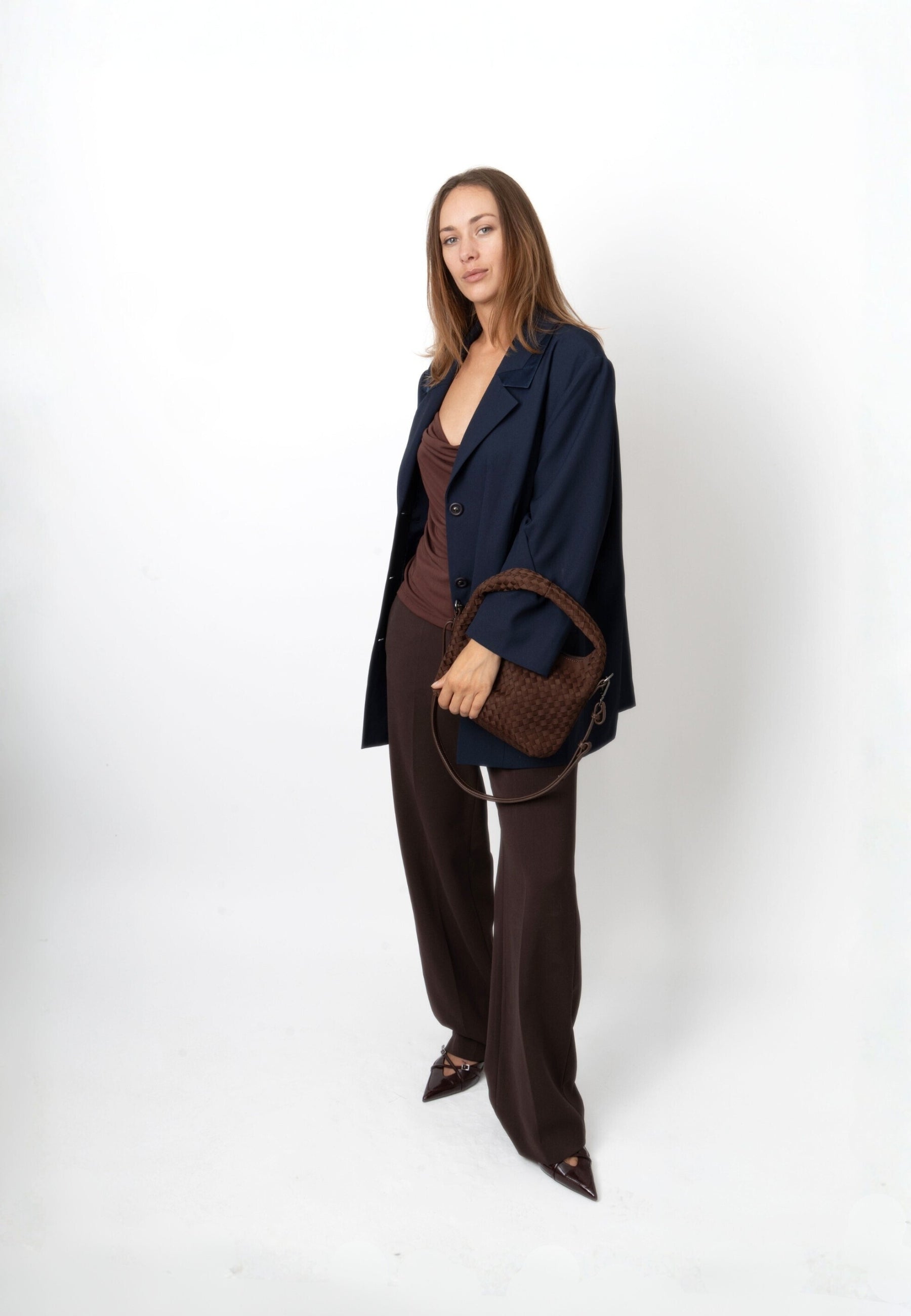 TWIST BRAIDED NEOPRENE - Espresso