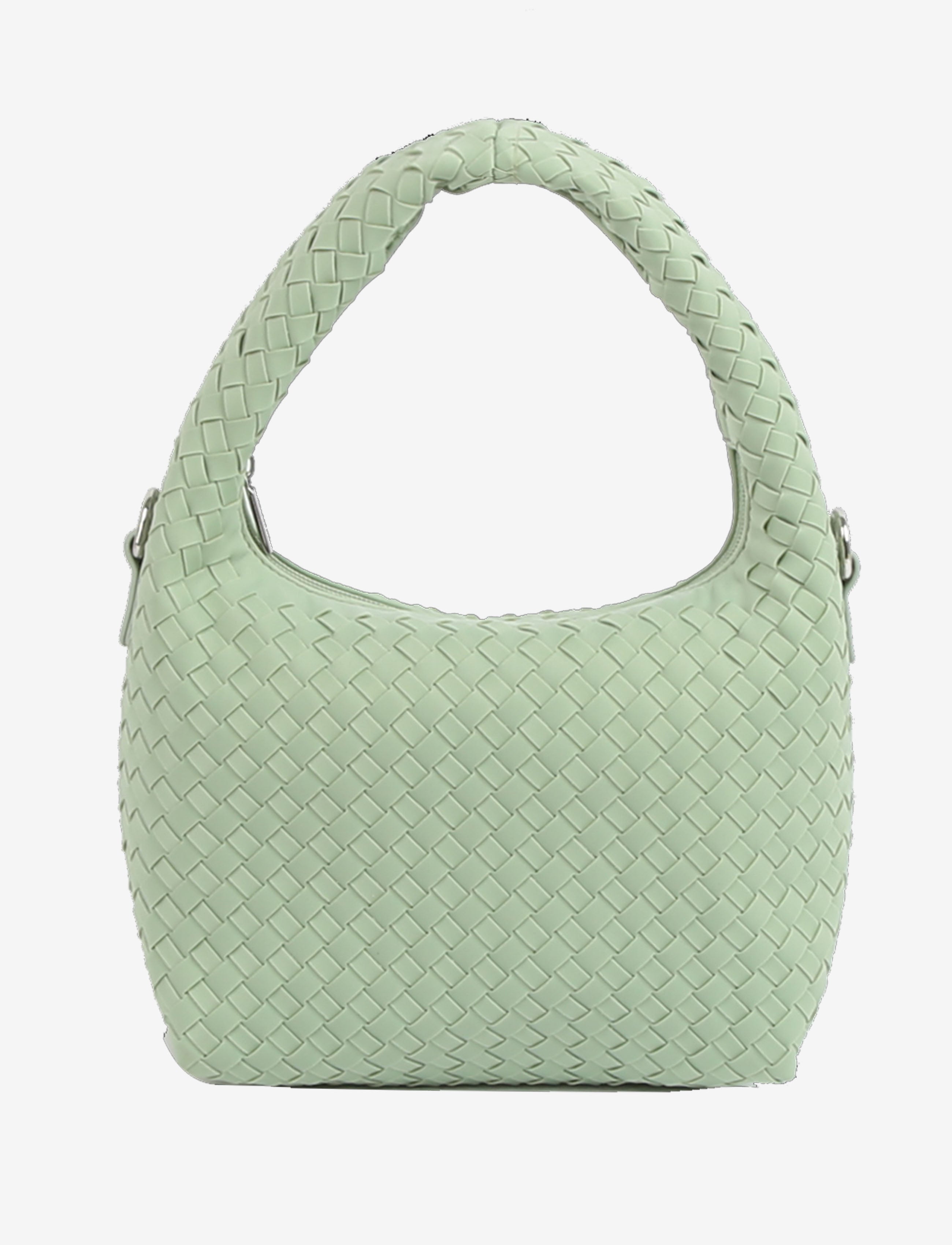 HVISK TWIST BRAIDED NEOPRENE Crossbody 502 Aquatic Blue