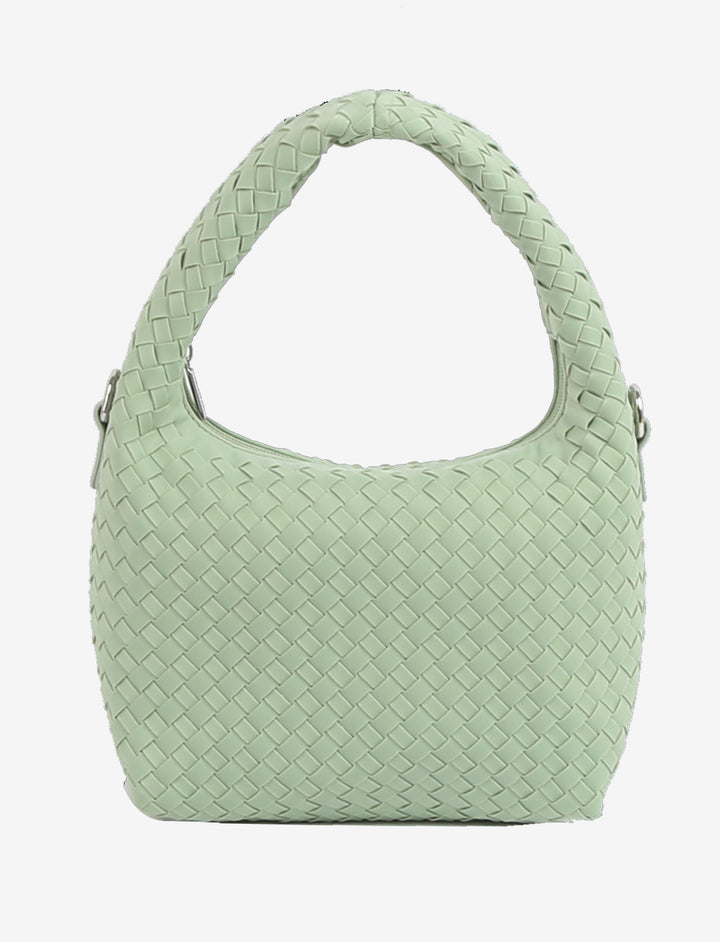 HVISK TWIST BRAIDED NEOPRENE Crossbody 502 Aquatic Blue