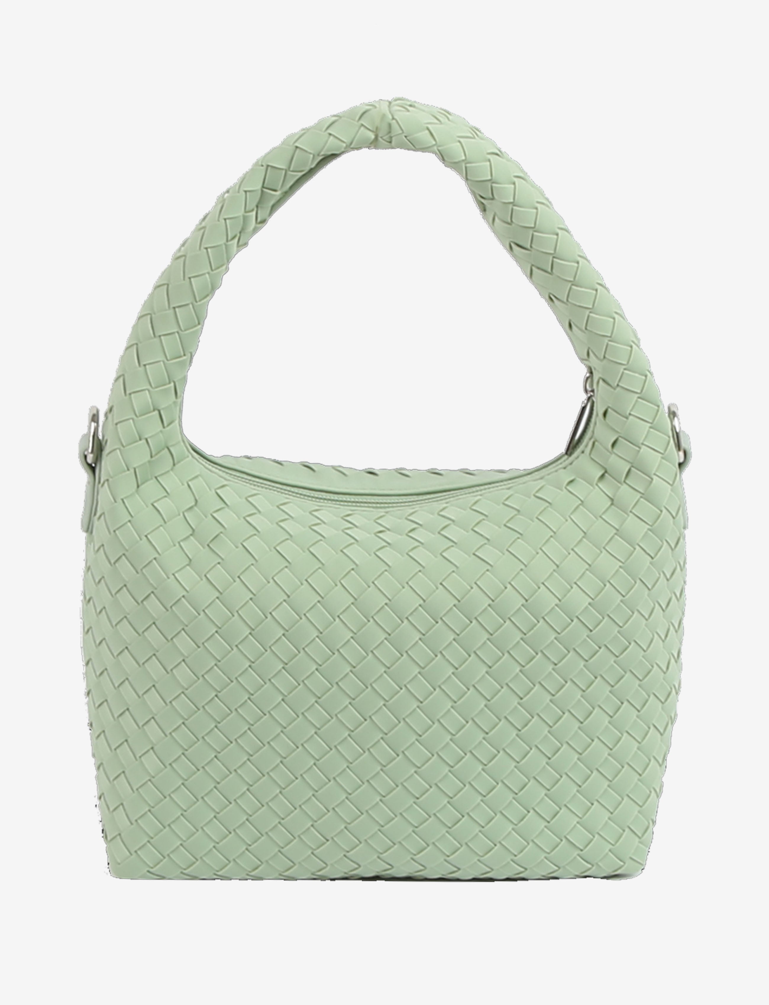 HVISK TWIST BRAIDED NEOPRENE Crossbody 502 Aquatic Blue