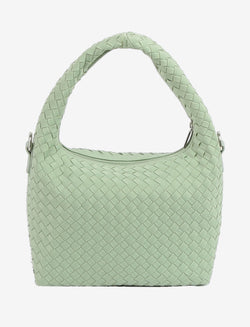 HVISK TWIST BRAIDED NEOPRENE Crossbody 502 Aquatic Blue