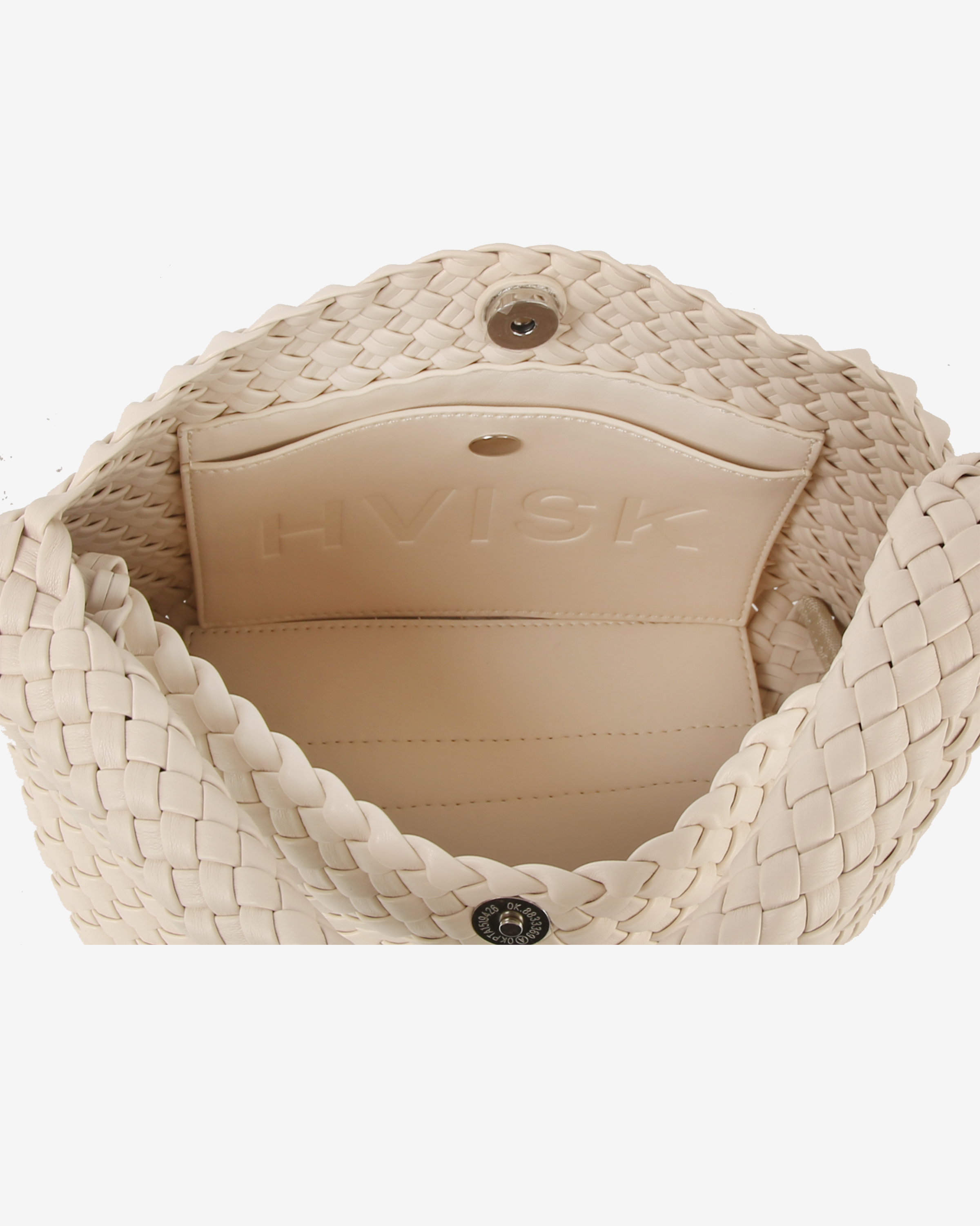HVISK TWIST BRAIDED SOFT STRUCTURE Crossbody 464 White Sand
