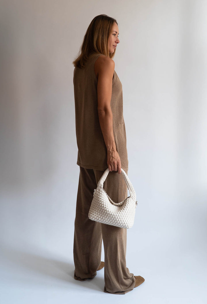 HVISK TWIST BRAIDED SOFT STRUCTURE Crossbody 464 White Sand