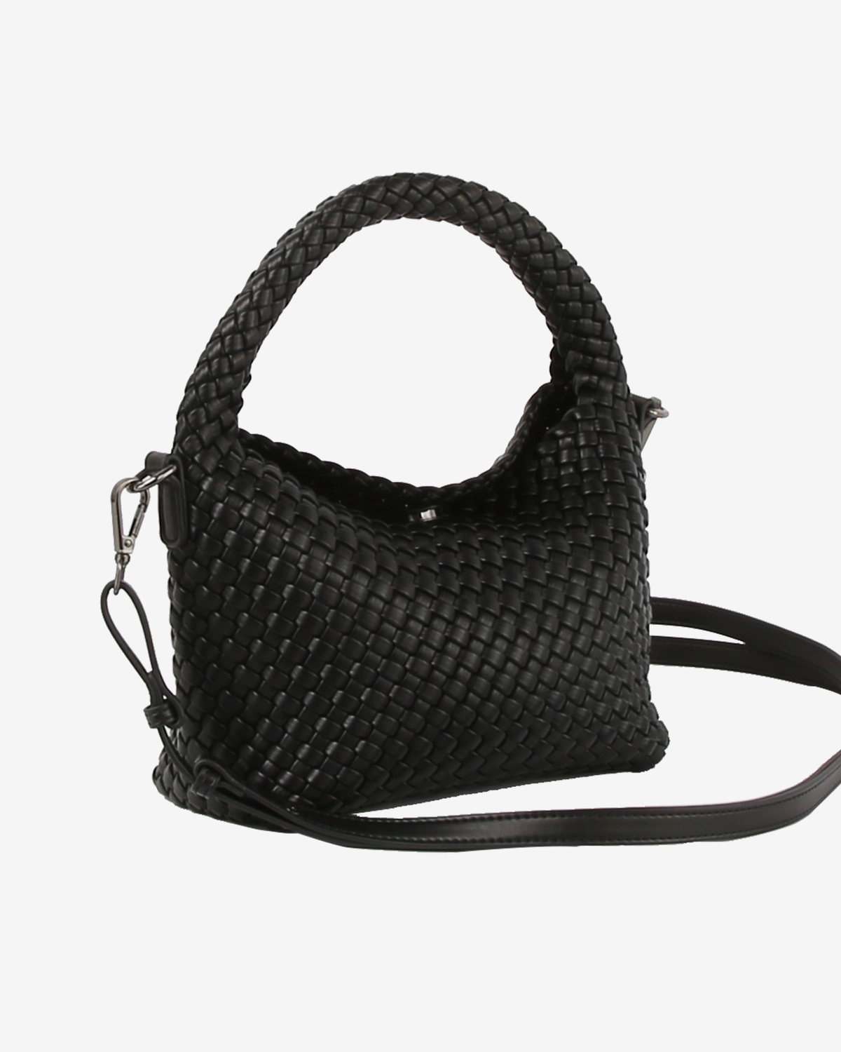 HVISK Twist Braided Handbag 009 Black
