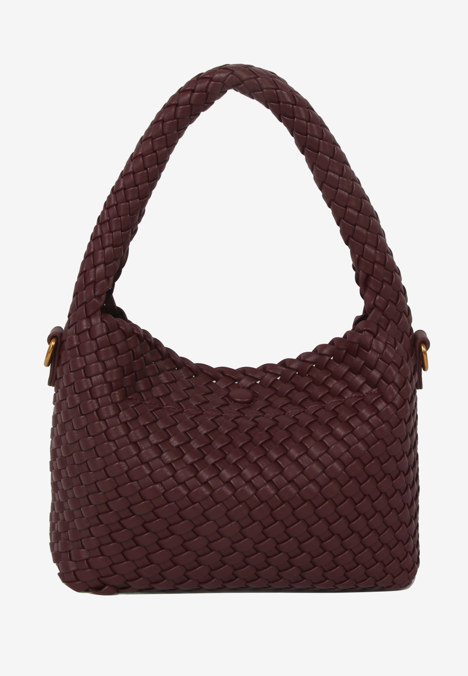 HVISK Twist Soft Braided Handbag 508 Deep Burgundy